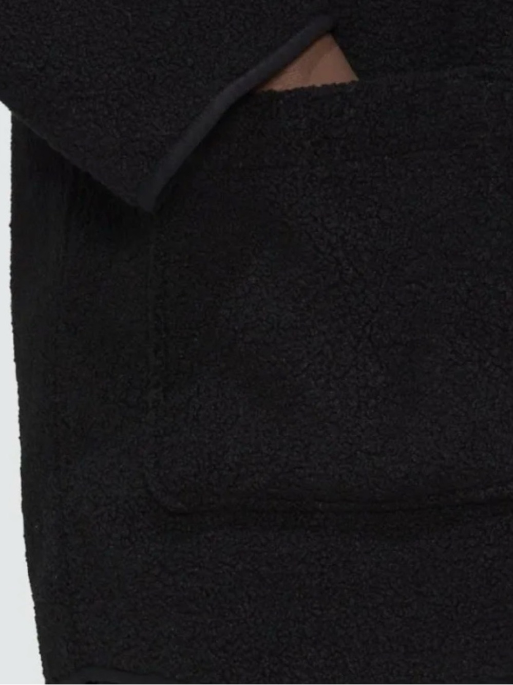 adidas Black Hooded Zip-Up Jacket - Picture 3 of 5